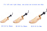 Maxbell Wide Range Size Wood Two Way Shoe Tree Stretcher Shaper Women/US Size 5-8