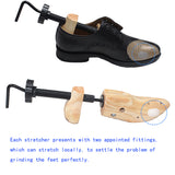Maxbell Wide Range Size Wood Two Way Shoe Tree Stretcher Shaper Women/US Size 5-8