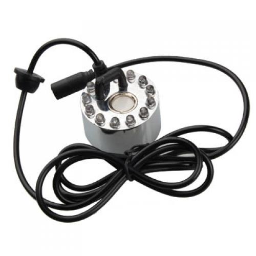 Maxbell Maxbell 12 LED Lights Pond Fountain Mist Maker Machine Fogger Mister