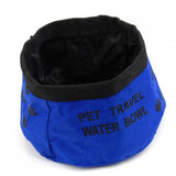 Maxbell Foldable Travel Pet Dog Cat Water Food Bowl Dish Random Color