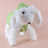Maxbell Maxbell Pet Dog Puppy Warm Sleeveless Hoodie Coat Vest Clothes Apparel Green(M)