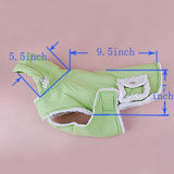 Maxbell Maxbell Pet Dog Puppy Warm Sleeveless Hoodie Coat Vest Clothes Apparel Green(M)