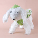 Maxbell Maxbell Pet Dog Puppy Warm Sleeveless Hoodie Coat Vest Clothes Apparel Green(M)