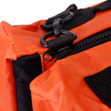 Maxbell Maxbell Zippered Hook Loop Fasteners Adjustable Straps Dog Backpack Travel Hiking Accessory Orange + Army Green