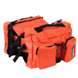 Maxbell Maxbell Zippered Hook Loop Fasteners Adjustable Straps Dog Backpack Travel Hiking Accessory Orange + Army Green