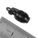 Maxbell 4 Black+Green Grenade Tyre Tire Valve Caps Dust Covers Bike Bicycle MTB BMX Car
