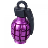 Maxbell 4 Black+Green Grenade Tyre Tire Valve Caps Dust Covers Bike Bicycle MTB BMX Car