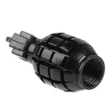 Maxbell 4 Black+Green Grenade Tyre Tire Valve Caps Dust Covers Bike Bicycle MTB BMX Car