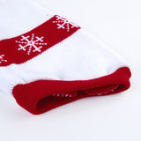 Maxbell Maxbell Pet Dog Hooded Sweater Knit Apparel Clothes Red And White - L