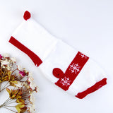 Maxbell Maxbell Pet Dog Hooded Sweater Knit Apparel Clothes Red And White - L