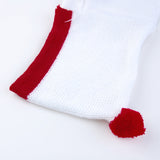 Maxbell Maxbell Pet Dog Hooded Sweater Knit Apparel Clothes Red And White - L