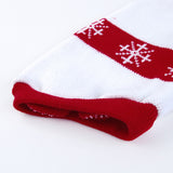 Maxbell Maxbell Pet Dog Hooded Sweater Knit Apparel Clothes Red And White - L