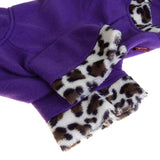 Maxbell Maxbell Pet Dog Apparel Clothes Hoodie Coat Size 5 - Purple