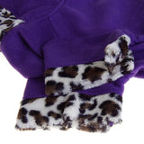 Maxbell Maxbell Pet Dog Apparel Clothes Hoodie Coat Size 5 - Purple