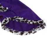 Maxbell Maxbell Pet Dog Apparel Clothes Hoodie Coat Size 5 - Purple