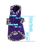 Maxbell Maxbell Pet Dog Apparel Clothes Hoodie Coat Size 5 - Purple