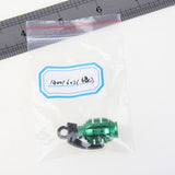 Maxbell 4x Grenade Bicycle Bike Motorcycle Car Tire Tyre Valve Dust Caps Golden Green