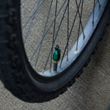 Maxbell 4 Black+Green Grenade Tyre Tire Valve Caps Dust Covers Bike Bicycle MTB BMX Car