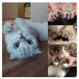 Maxbell 2x20Pcs Nail Caps Grooming for Pet Dog Cat Paw Claws M Black