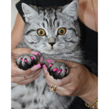 Maxbell 2x20Pcs Nail Caps Grooming for Pet Dog Cat Paw Claws M Black