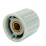 Maxbell Random 5 Plastic & Brass 6mm Shaft Volume Control Rotary Potentiometer Knobs Cap