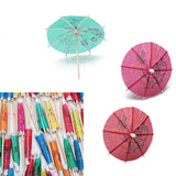 Maxbell 330Pc Mixed Umbrella /Peacock Cocktail Fruit Drink Cake Picks Sticks Party Decor