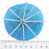 Maxbell 2x140± Colorful Parasol Umbrella Cocktail Party Drink Sticks Food Picks Decor