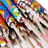 Maxbell 2x140± Colorful Parasol Umbrella Cocktail Party Drink Sticks Food Picks Decor
