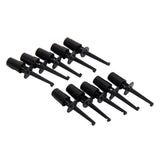 Maxbell Pack of 20Pcs Black & Red Mini Test Hook Probe Spring Clip for PCB SMD