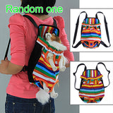 Maxbell Maxbell Color Stripes Pet Dog Front Carrier Backpack Bag - Size M