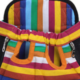 Maxbell Maxbell Color Stripes Pet Dog Front Carrier Backpack Bag - Size M