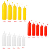 Maxbell Medium Size Plastic Sauce Squeeze Bottle Dispenser - 16oz