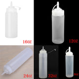Maxbell Medium Size Plastic Sauce Squeeze Bottle Dispenser - 16oz