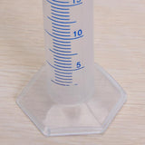 Maxbell 2PCS Graduated Cylinder Trial Jar Tube Laboratory Measuring Tool 10ml+25ml
