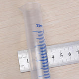 Maxbell 4Pcs 25ml/ 50ml/100ml/250ml Plastic Graduated Laboratory Measuring Cylinder