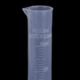 Maxbell 4Pcs 25ml/ 50ml/100ml/250ml Plastic Graduated Laboratory Measuring Cylinder