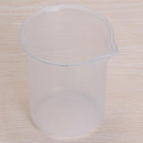 Maxbell 5Pcs 100ml Transparent Plastic Laboratory Measuring Graduated Beaker New