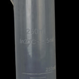 Maxbell 20x250ml 2.5ml Graduation Transparent Plastic Graduated Cylinder