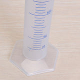 Maxbell 4Pcs 25ml/ 50ml/100ml/250ml Plastic Graduated Laboratory Measuring Cylinder