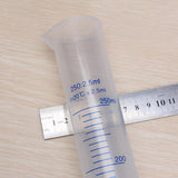 Maxbell 20x250ml 2.5ml Graduation Transparent Plastic Graduated Cylinder