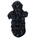 Maxbell Maxbell Black Pet Dog Hoodie Hooded Winter Puffy Coat Jacket - L