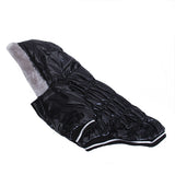 Maxbell Maxbell Black Pet Dog Hoodie Hooded Winter Puffy Coat Jacket - L