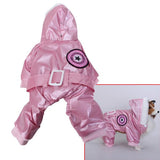 Maxbell Maxbell Pink Pet Dog Hoodie Hooded Winter Coat Jacket Jumpsuit - Size XL