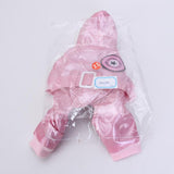 Maxbell Maxbell Pink Pet Dog Hoodie Hooded Winter Coat Jacket Jumpsuit - Size XL