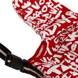 Maxbell Maxbell Pet Dog Cat Puppy Sling Single-Shoulder Bag Carrier Holder Tote Red Letter M