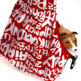 Maxbell Maxbell Pet Dog Cat Puppy Sling Single-Shoulder Bag Carrier Holder Tote Red Letter M