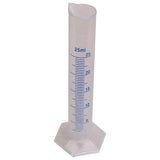 Maxbell 4pcs Transparent Plastic Graduated Cylinder