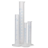 Maxbell 4pcs Transparent Plastic Graduated Cylinder