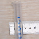 Maxbell 4pcs Transparent Plastic Graduated Cylinder