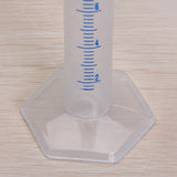 Maxbell 4pcs Transparent Plastic Graduated Cylinder